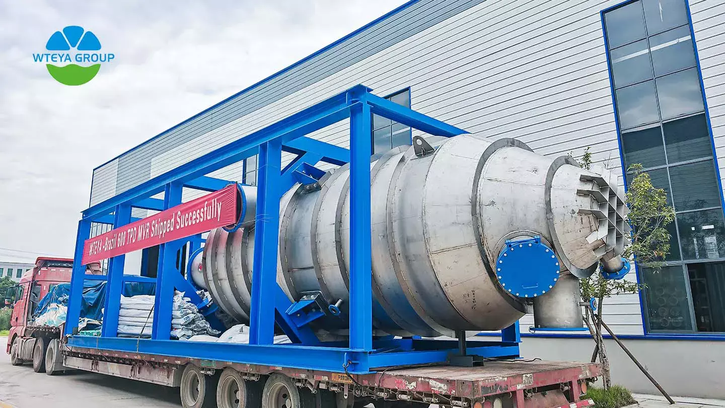 900t/D MVRエバポレーターは、インナーモンゴルのオルドスに正常に出荷されました！